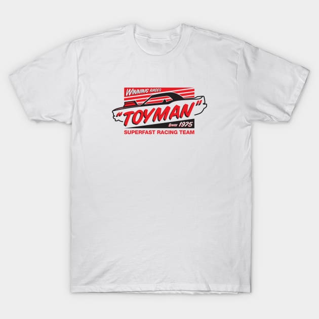 1975 - Toyman - Superfast Diecast Racer (White Edition) T-Shirt by jepegdesign